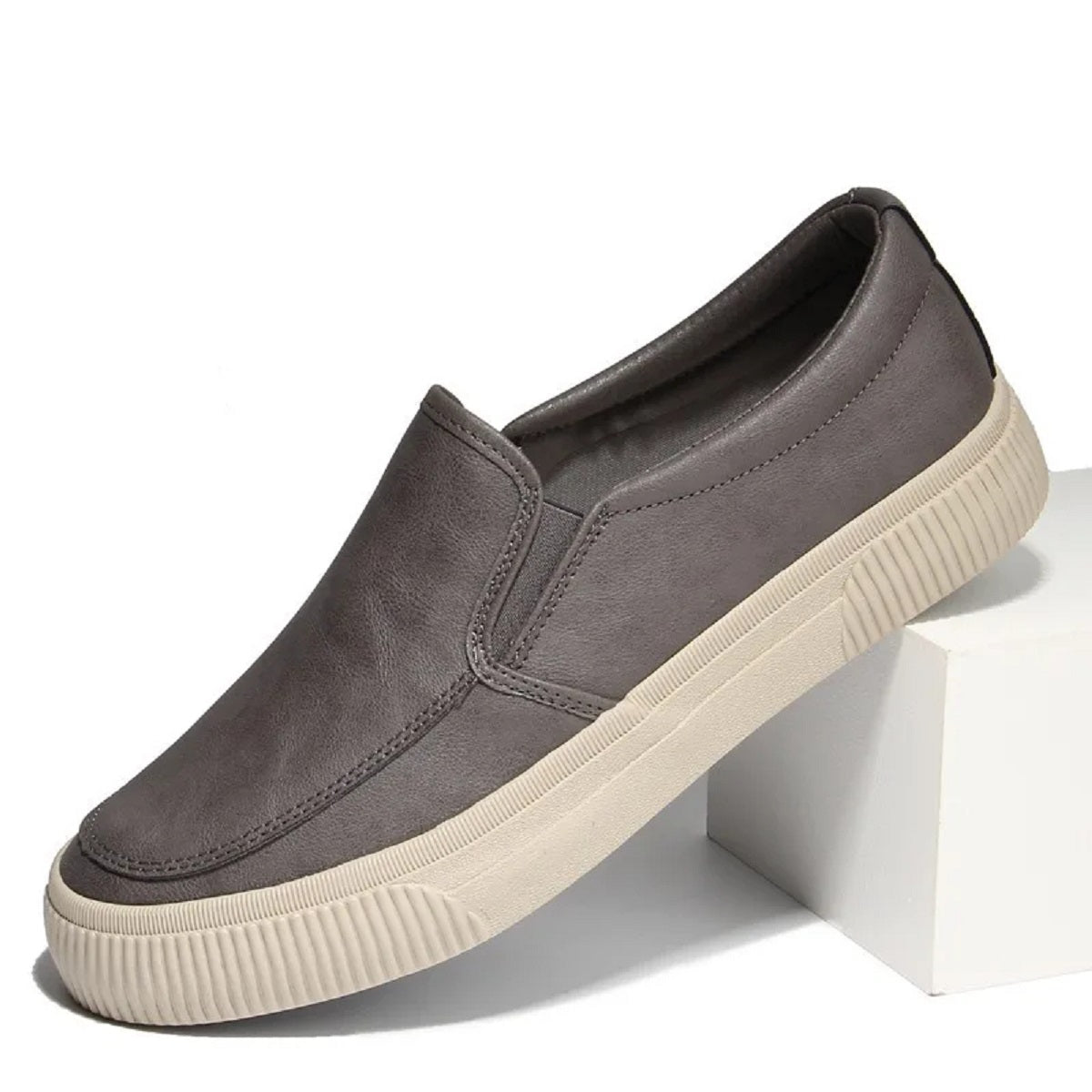 Men Loafers Leather Casual Shoes