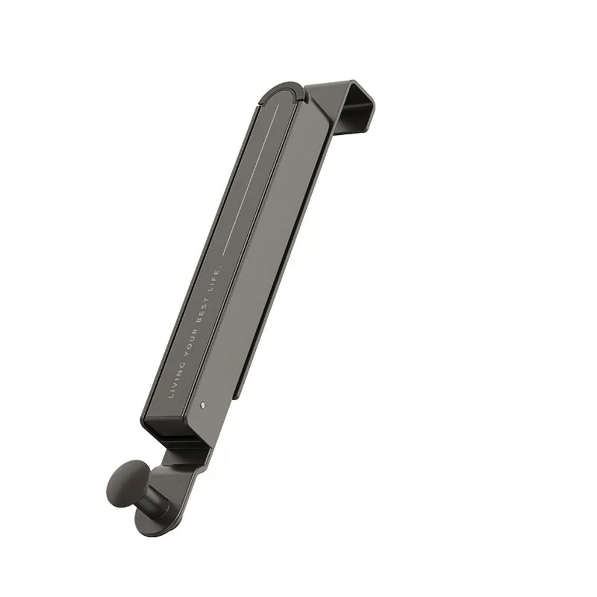 Aluminium Folding Door Rack - Telescopic Multi-Function Hook No-Drill Home Organiser