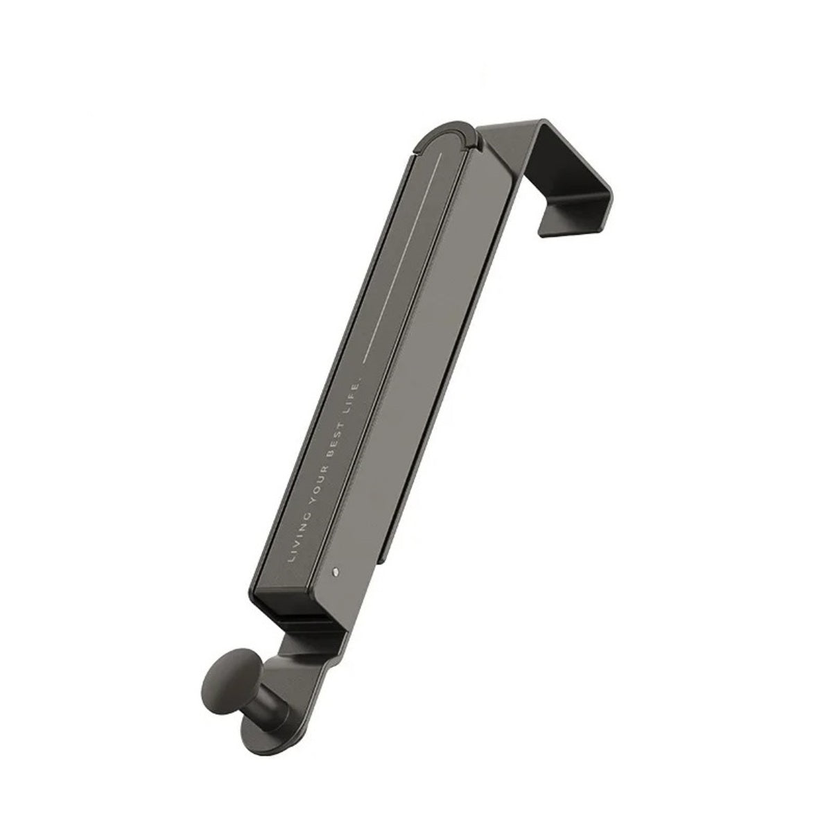 Aluminium Folding Door Rack - Telescopic Multi-Function Hook No-Drill Home Organiser