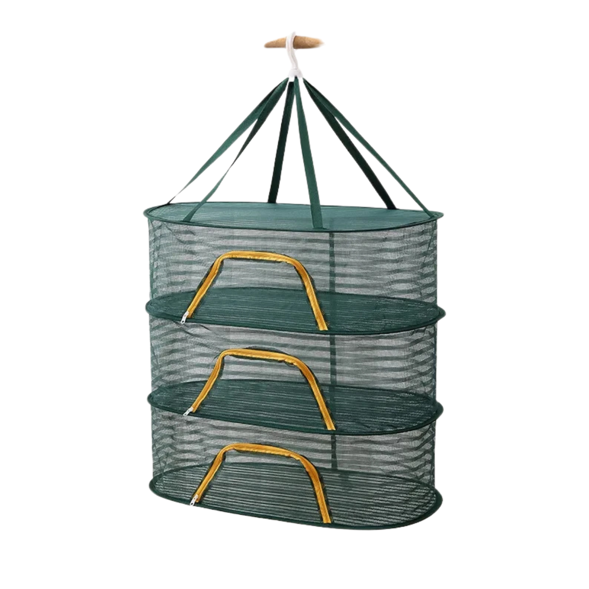 Layers Food Basket Herb Drying Net for Flowers Plants Organizer