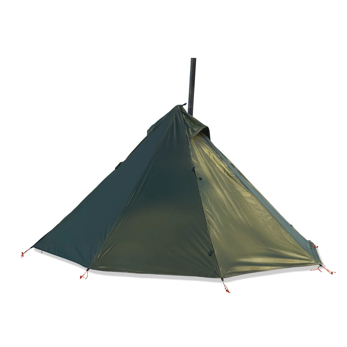 Ultralight Hot Tent with Chimney Window - 1-Person Tipi Bushcraft Shelter