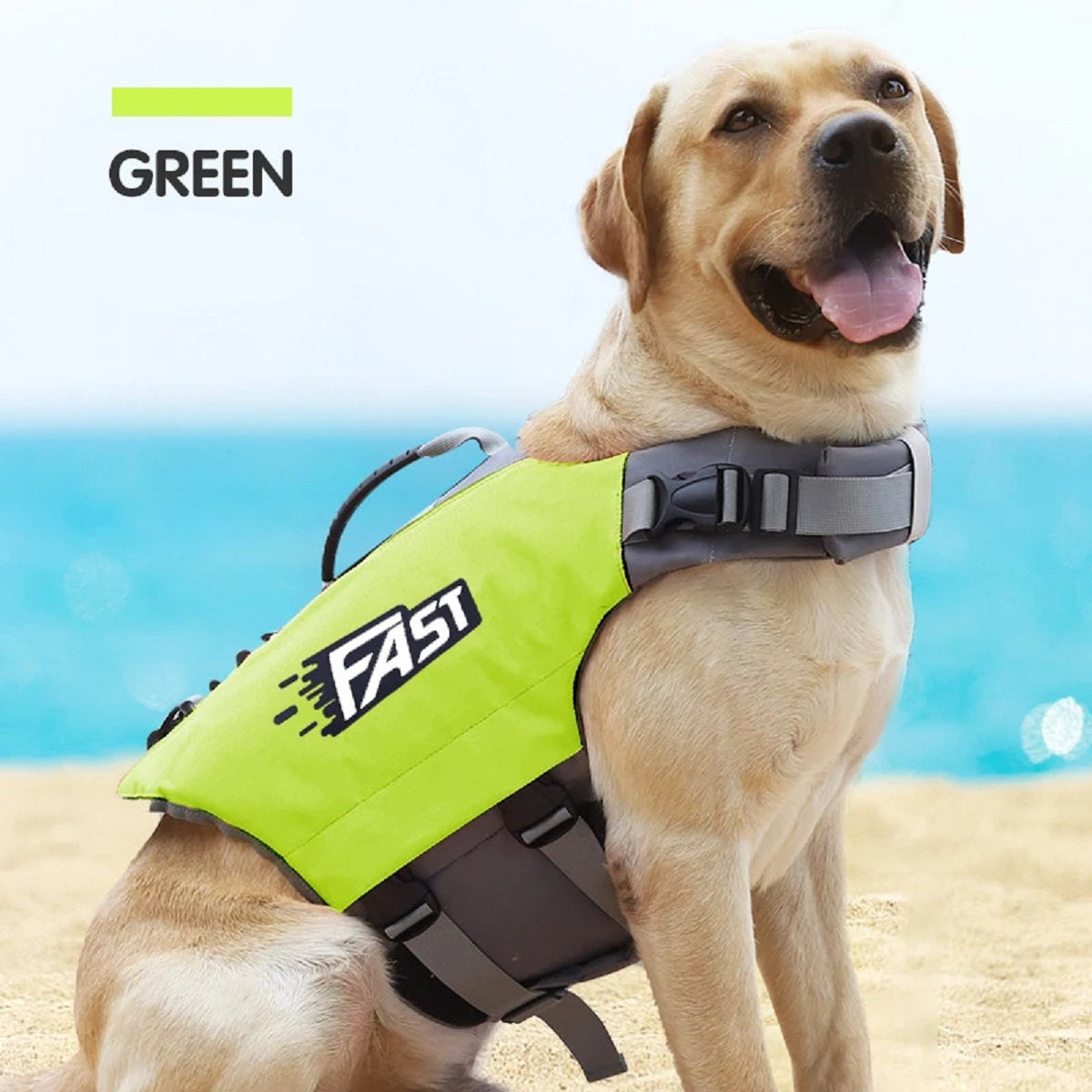 Dog Life Jacket - Reflective Pet Safety Vest for Swimming Surfing and Drifting