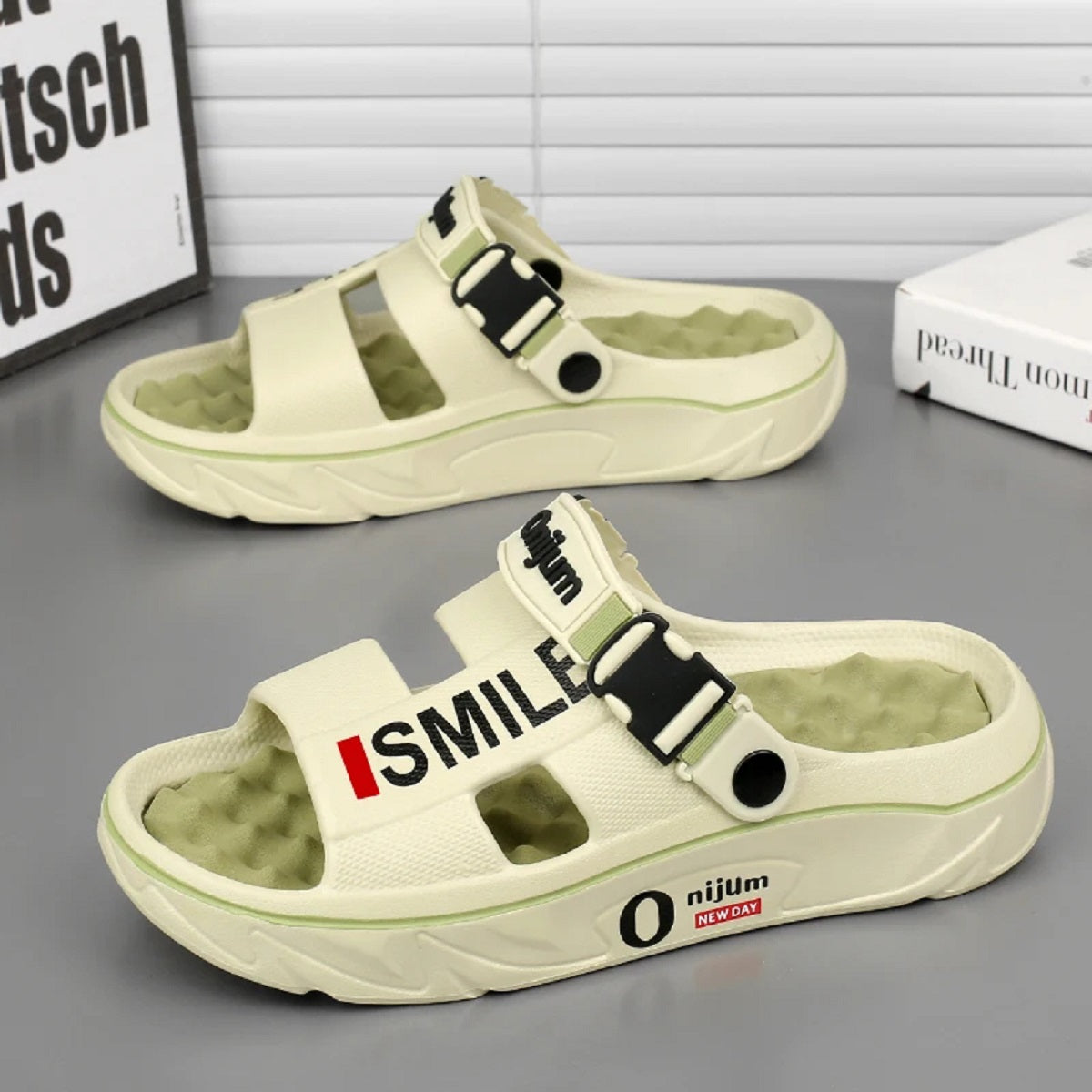 Massage Slippers - Soft Indoor/outdoor Slides Clogs