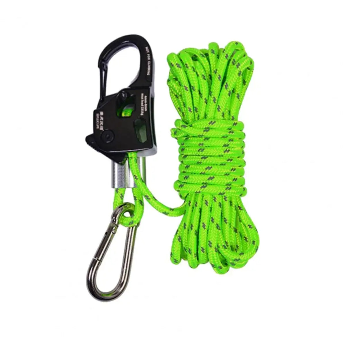Aluminium Tent Guyline Tensioner Buckle - Heavy-Duty Cord Adjuster