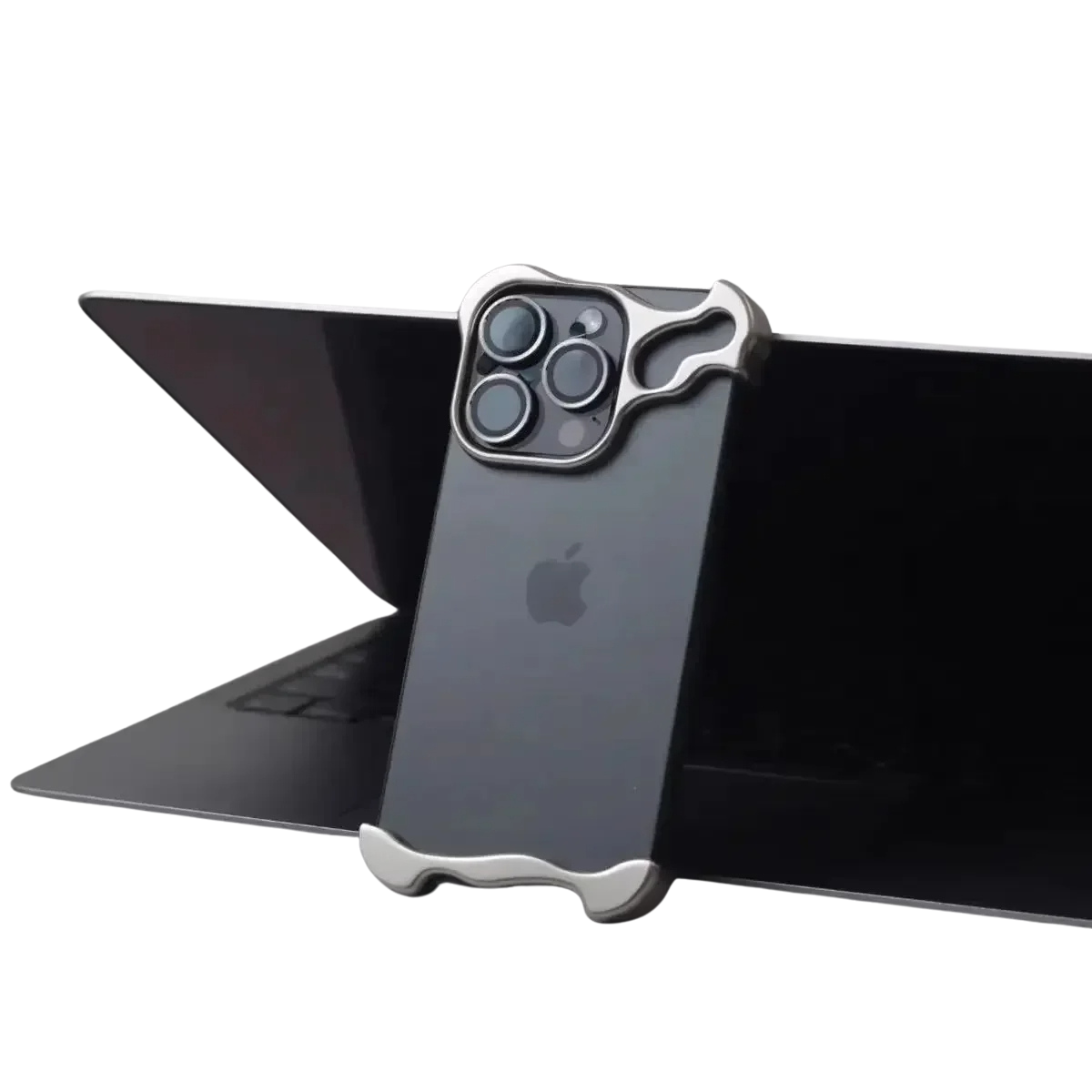 Irregular Aluminum Alloy Bumper Phone Case for iPhone