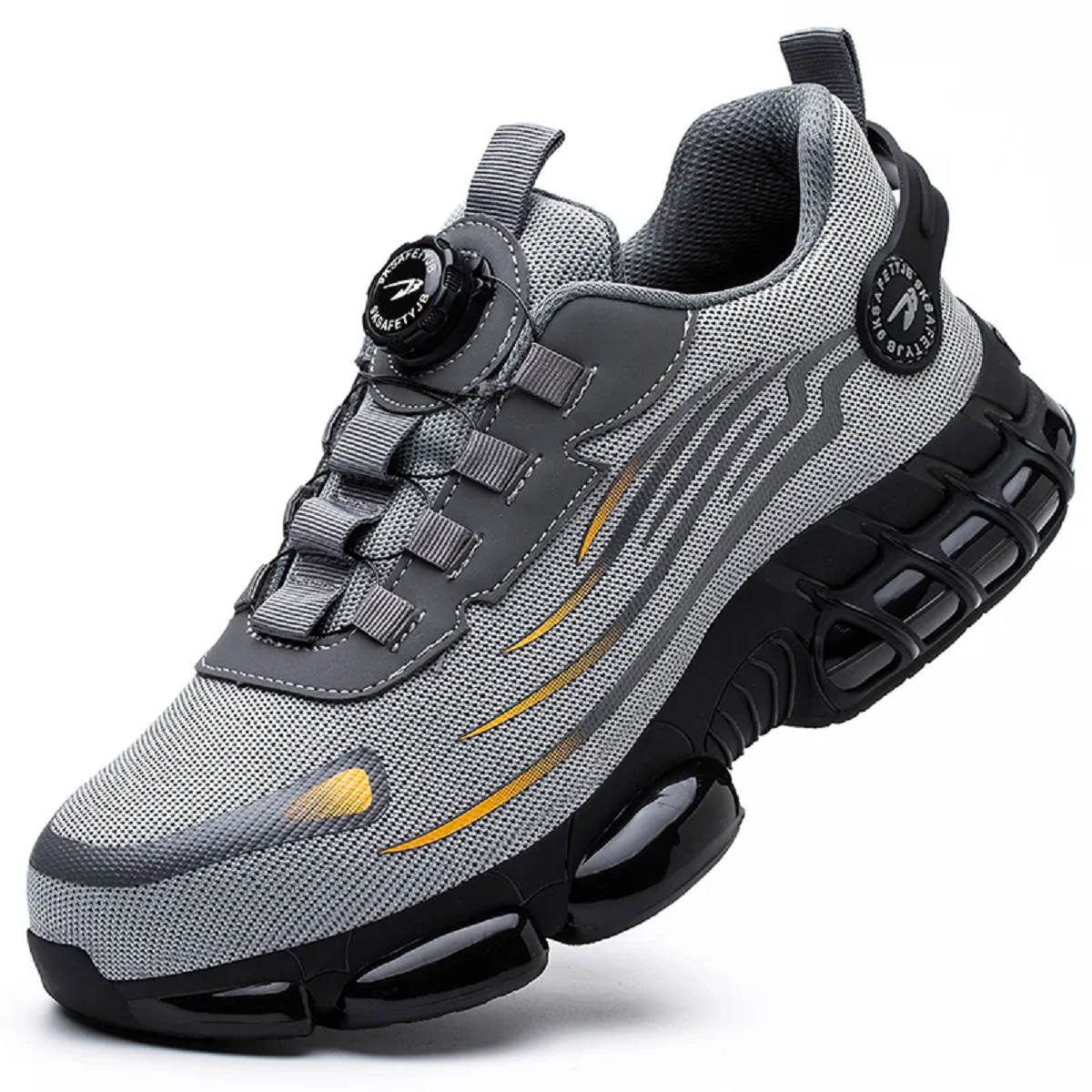 Rotating Button Safety Anti-Smash Anti-Puncture Work Shoes