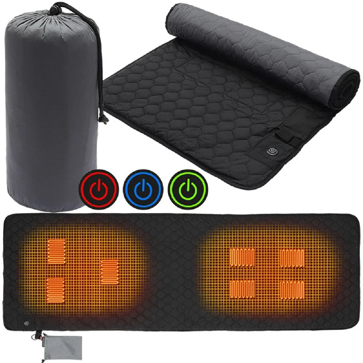 Electric Heating Camping Mat Warm Mattress Sleeping Pad