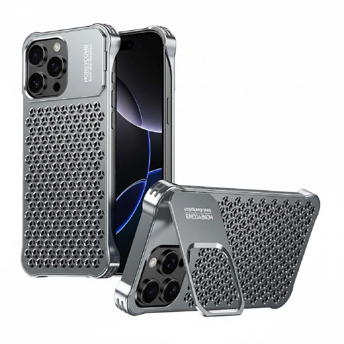 iPhone 16/15/14 Pro Max Case - Aluminium Bumper Shockproof and Anti-Scratch