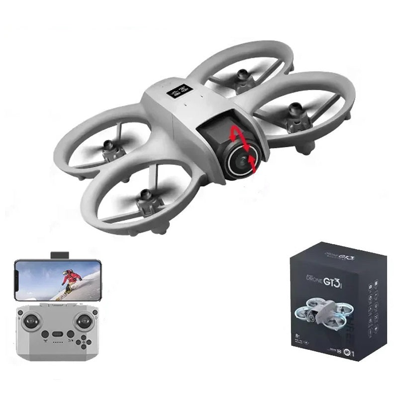 Gt3 GPS Camera Drone - Dual WiFi Quadcopter with Remote Control