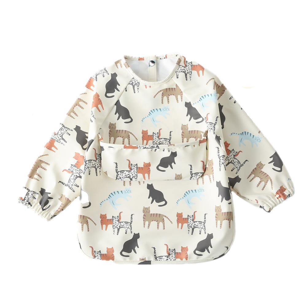 Baby Long Sleeved Bibs Children Toddler