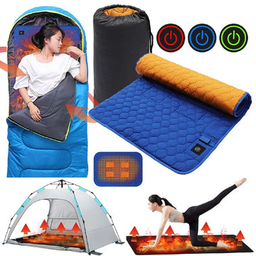Electric Heating Camping Mat Warm Mattress Sleeping Pad