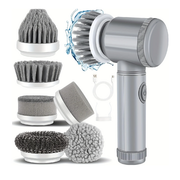 9 in 1 Handheld Kitchen Cleaning Cordless Rotary Scrubber