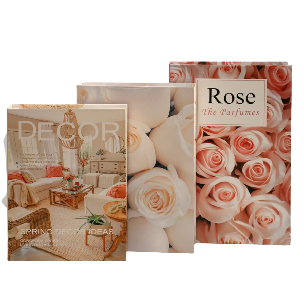 3 Pcs Fake Coffee Table Books Decor