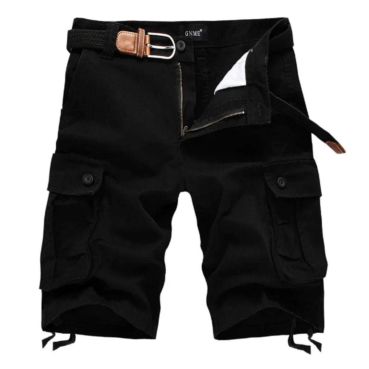 Men's Plaid Beach Shorts - Casual Summer Military-Style Short Pants