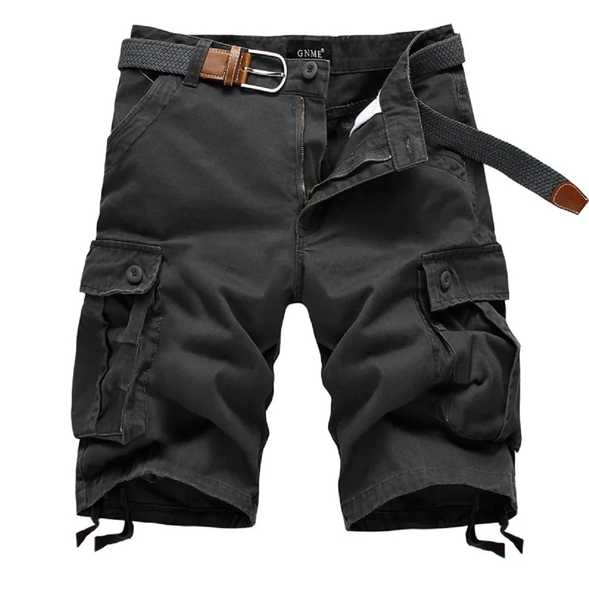 Men's Plaid Beach Shorts - Casual Summer Military-Style Short Pants