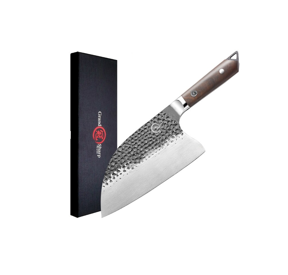 Grandsharp Chef Knife Handmade Forged High-Carbon Clad Steel