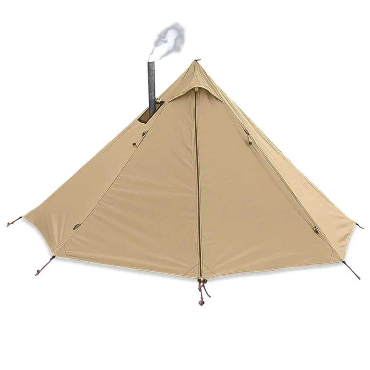 Ultralight Hot Tent with Chimney Window - 1-Person Tipi Bushcraft Shelter