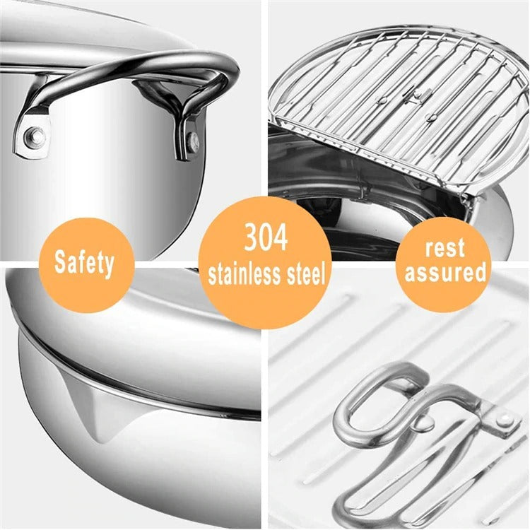 Stainless Steel Deep Frying Pot