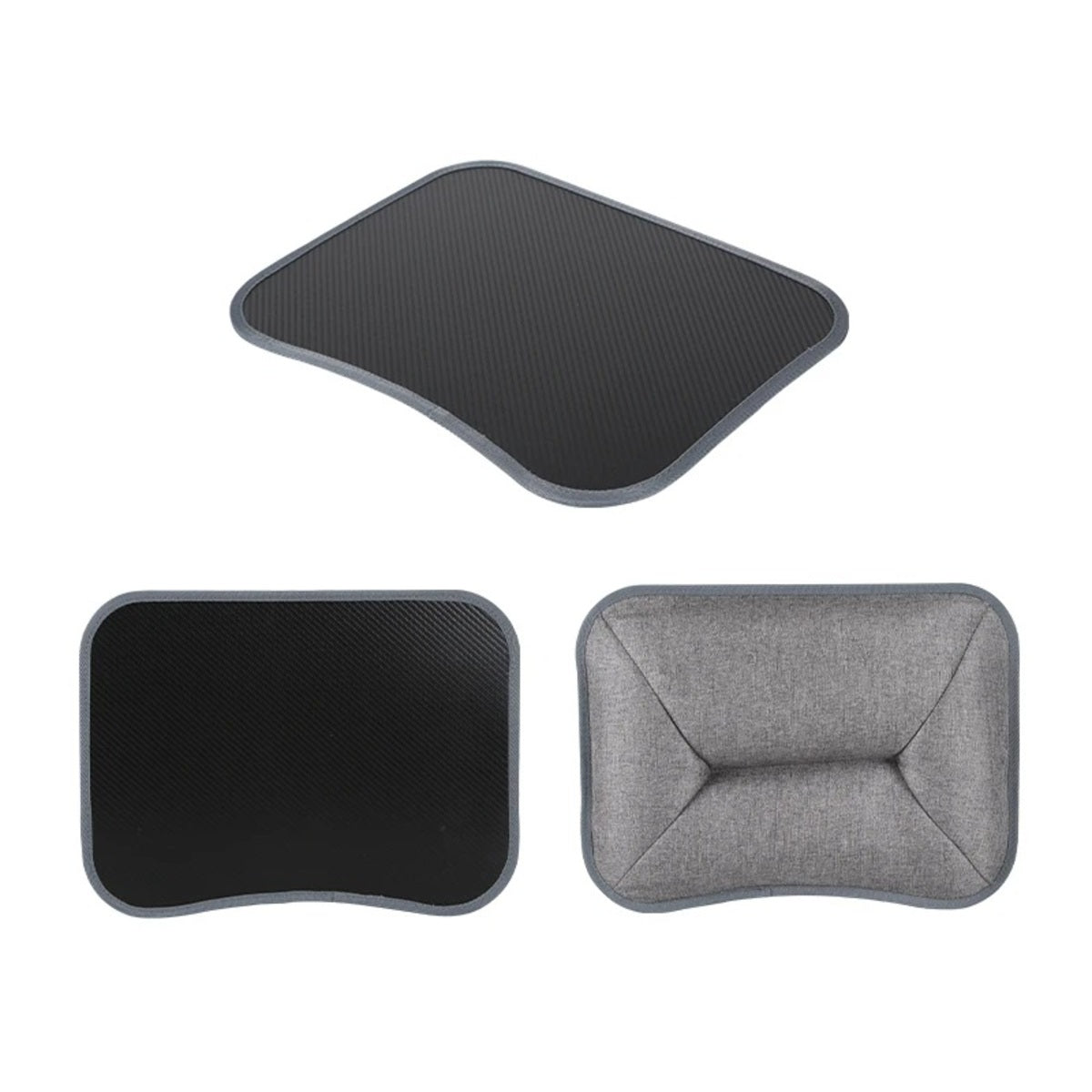 Cushioned Lap Desk - Foam-Filled Pillow Table with Large Hard Mouse Pad