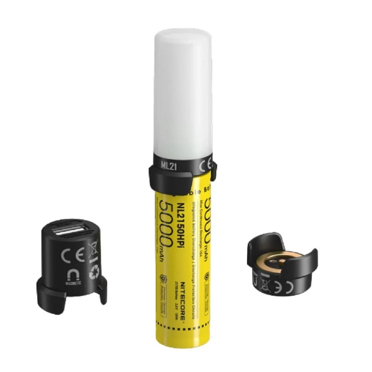 Intelligent Battery System Ultra Bright Rechargeable Flashlight