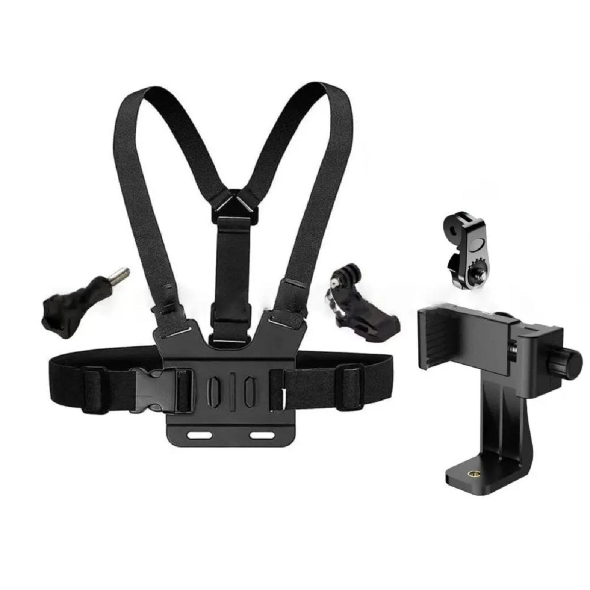 Adjustable Phone Clip Holder with Chest Strap