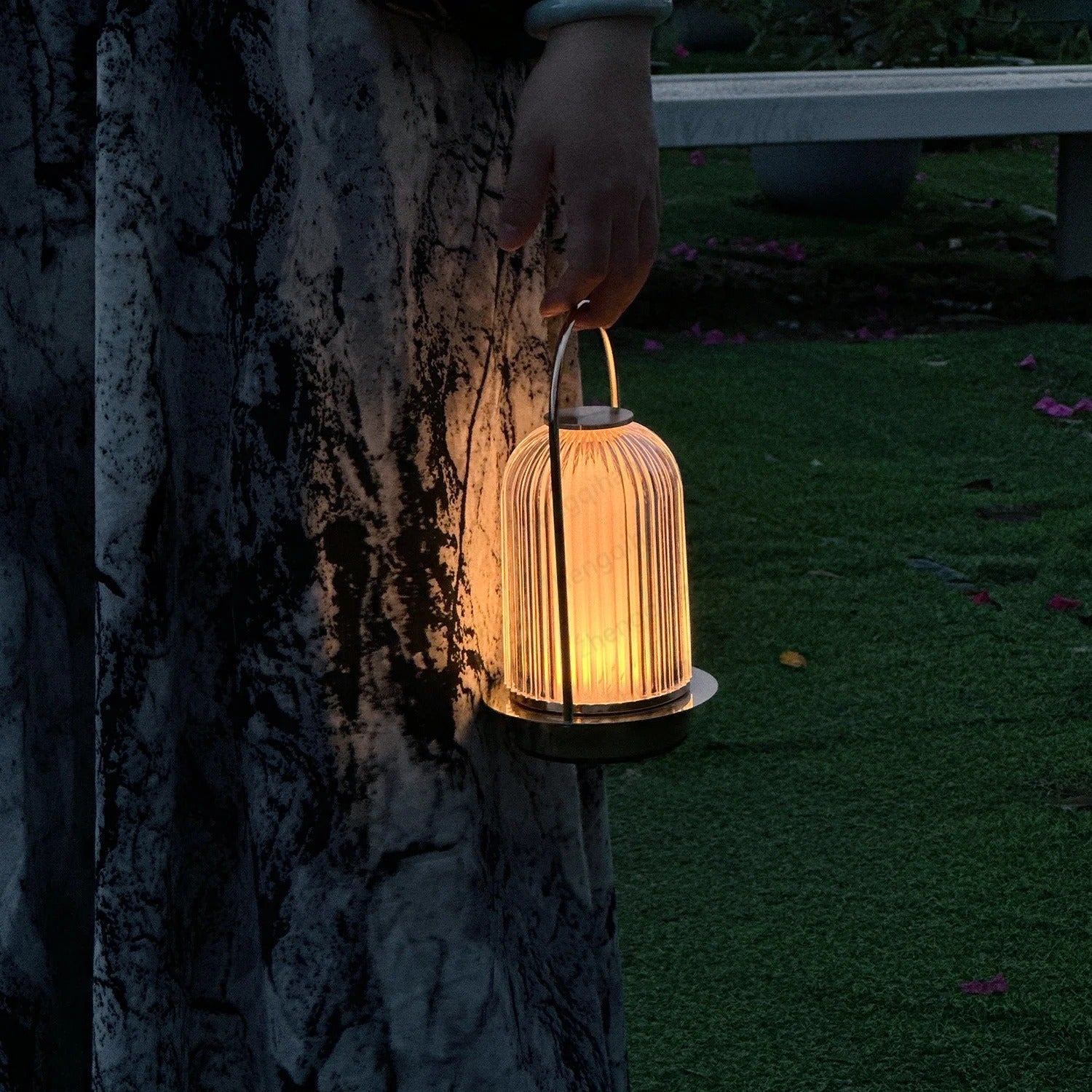 Wireless Crystal Table Lamp - Rechargeable LED Touch Light