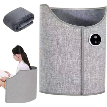 Foldable Leg Warmer - Under Desk Electric Foot Heater with Timer