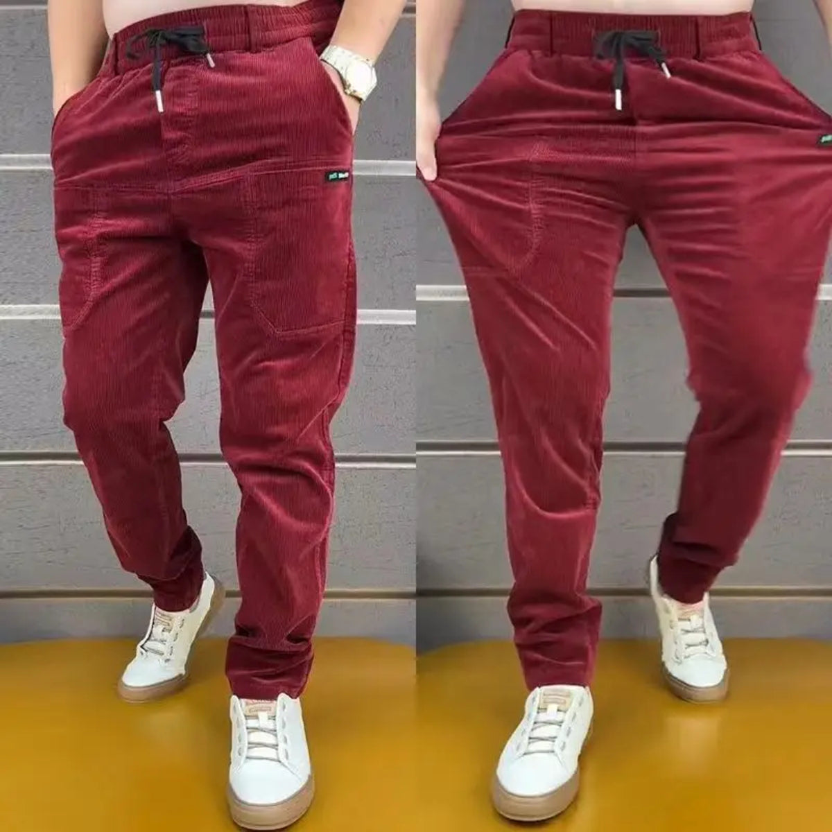 Men's Corduroy Casual Pants - Autumn Winter Trousers