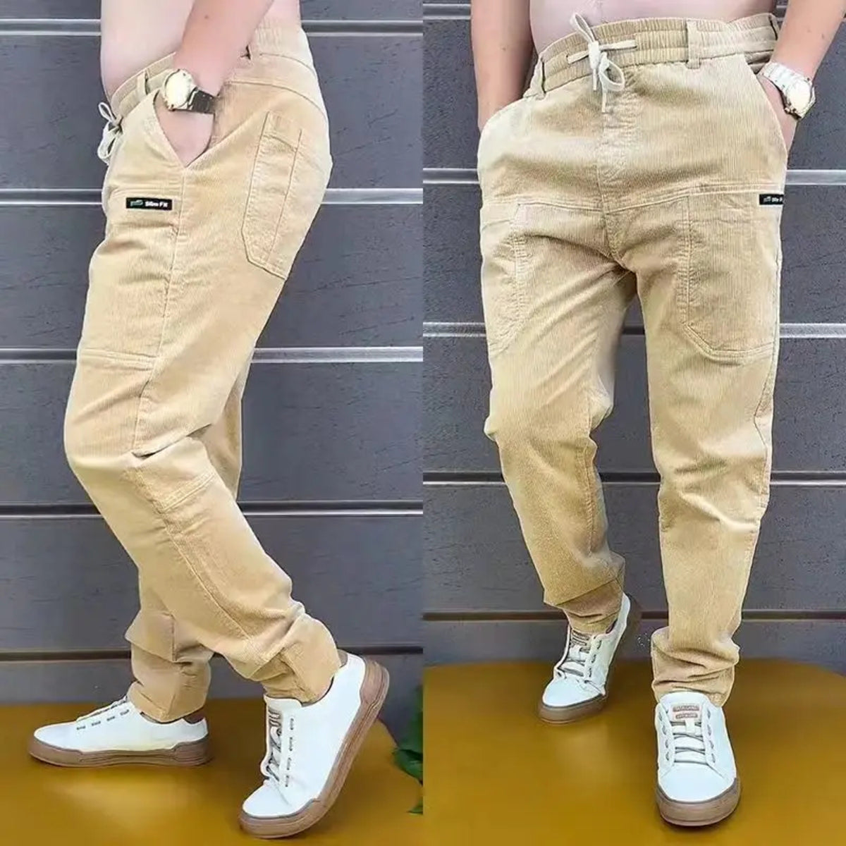 Men's Corduroy Casual Pants - Autumn Winter Trousers
