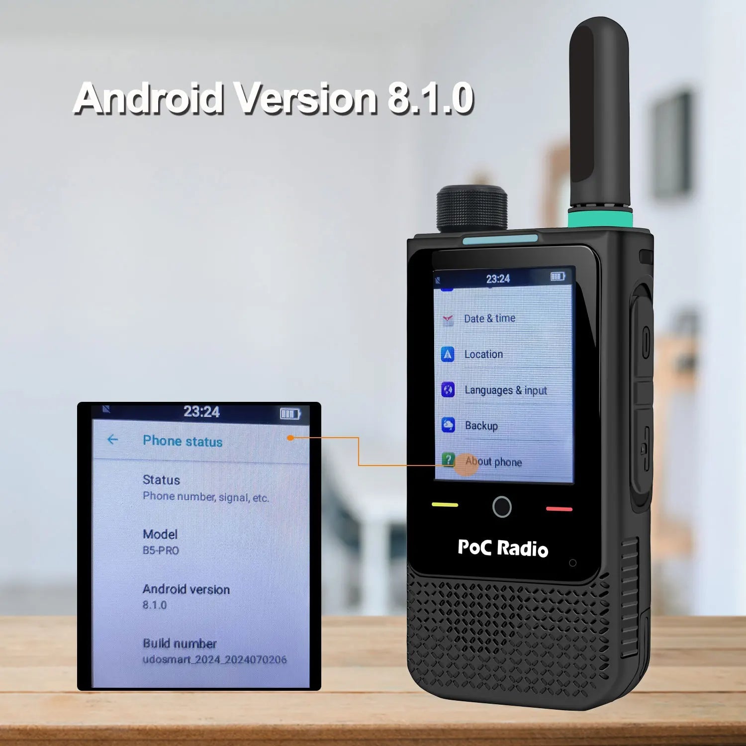 4G Poc Radio Real-Ptt Global-Ptt Pocstars with Touchscreen