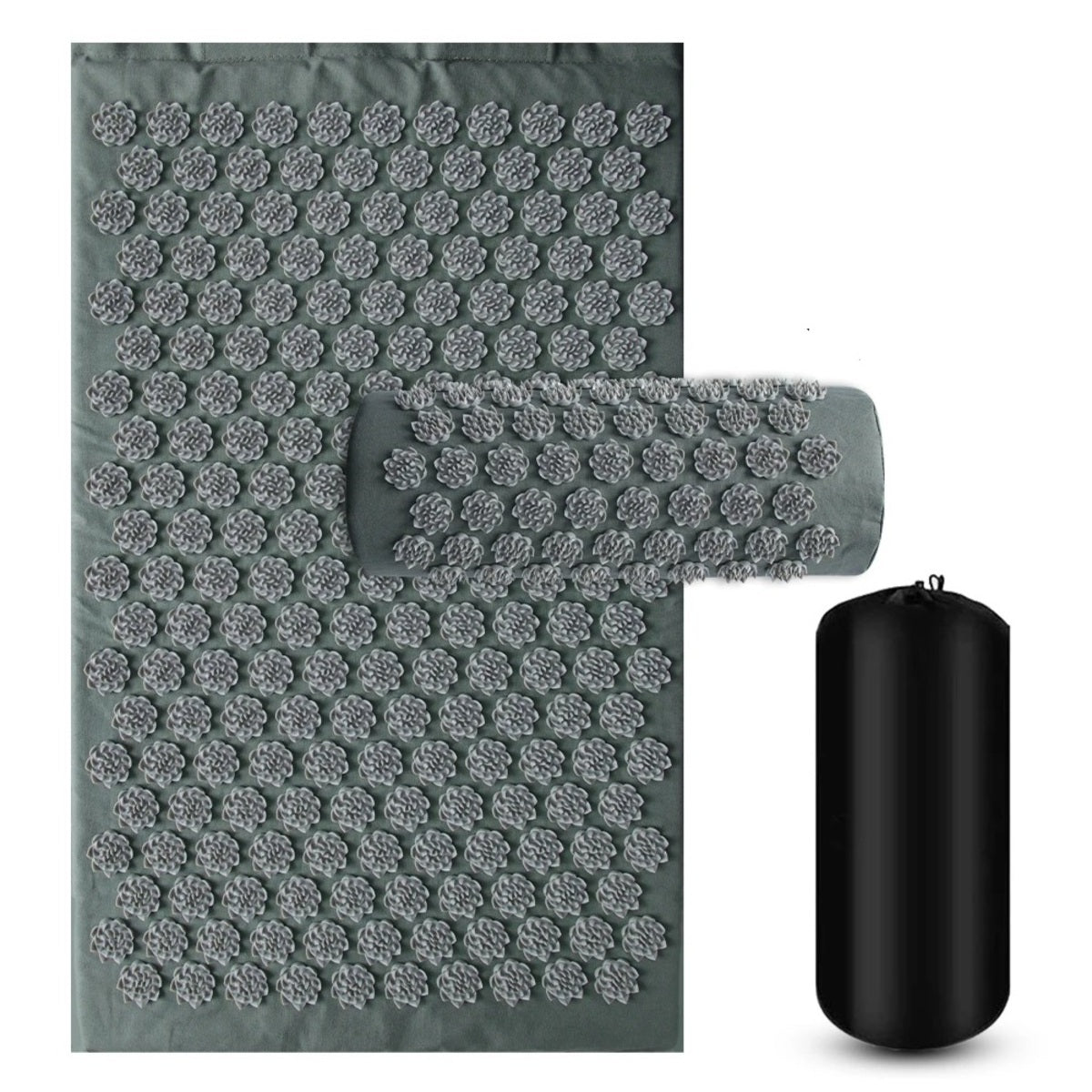 Shiatsu Acupressure Mat - Spike Massage Pad Pillow for Yoga and Fitness