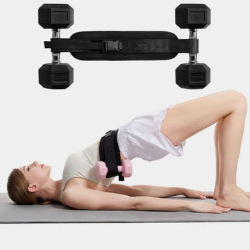 Hip Thrust Barbell Belt - Weight-Bearing Exercise and Glute Training