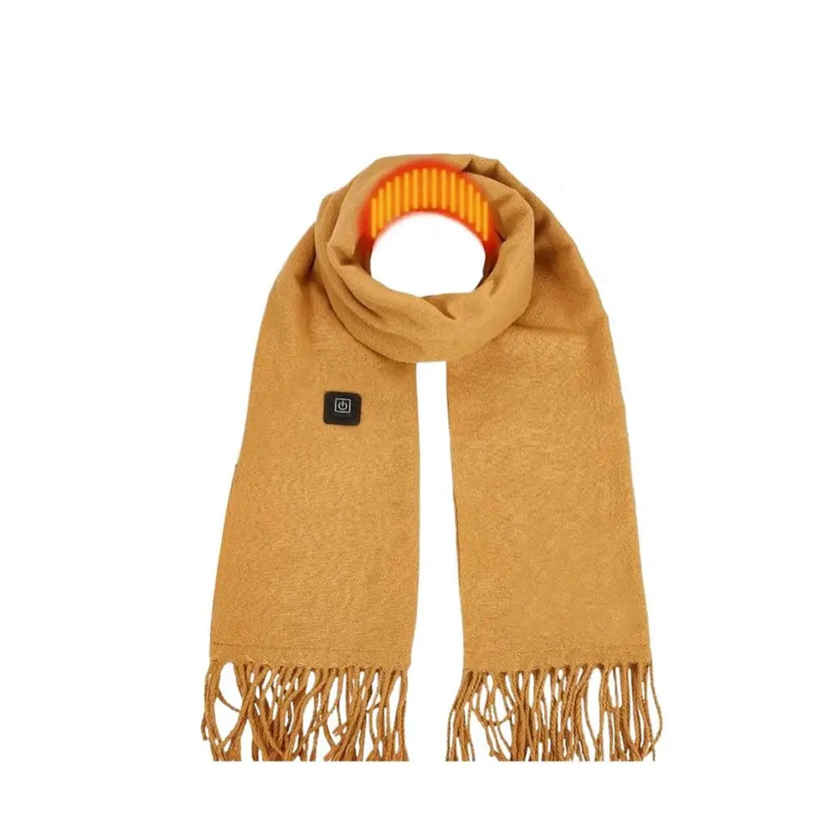 USB Heated Scarf - Adjustable Electric Neck Warmer for Winter