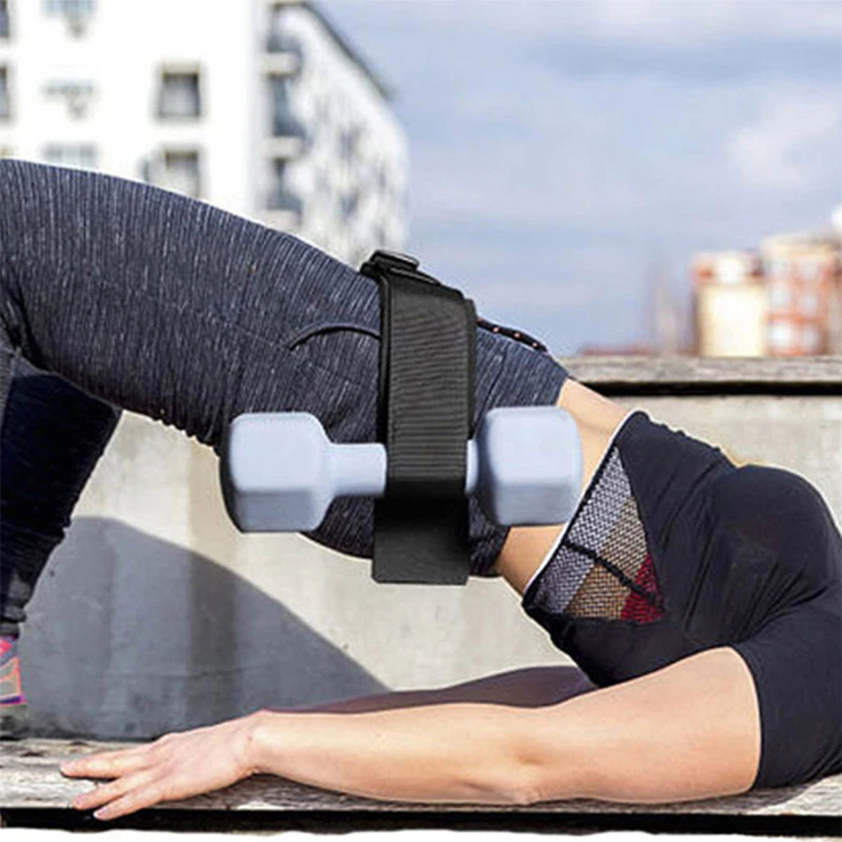 Hip Thrust Barbell Belt - Weight-Bearing Exercise and Glute Training