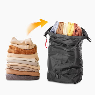 Vacuum Compression Storage Bag - Portable Waterproof Travel Clothes Organizer