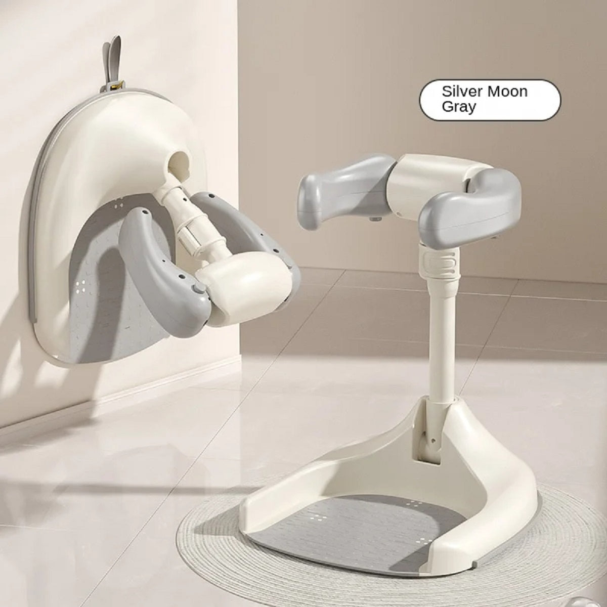 Adjustable Baby Shower Rack - Foldable Anti-Slip Bath Support