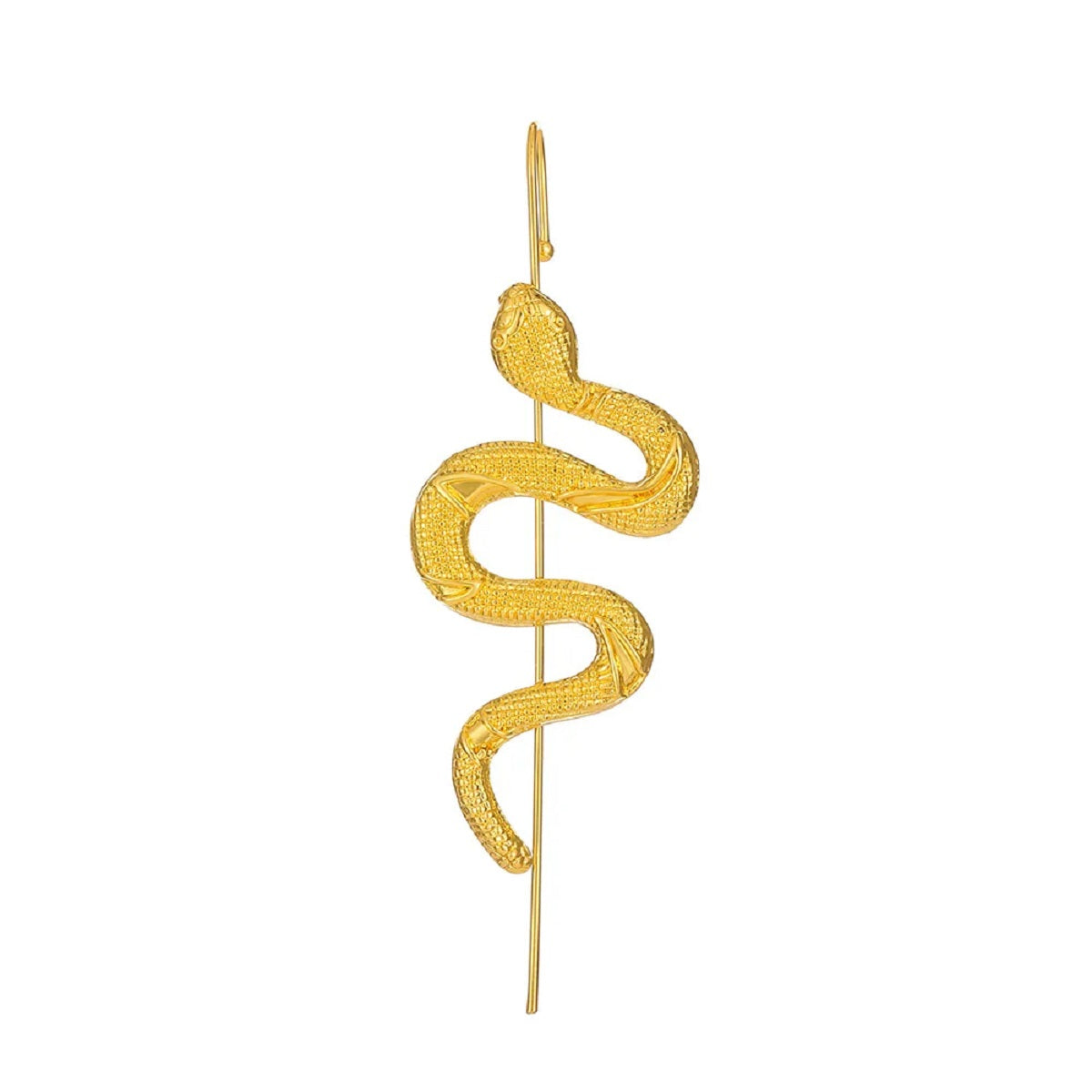 Punk Snake Ear Wrap Crawler Earrings