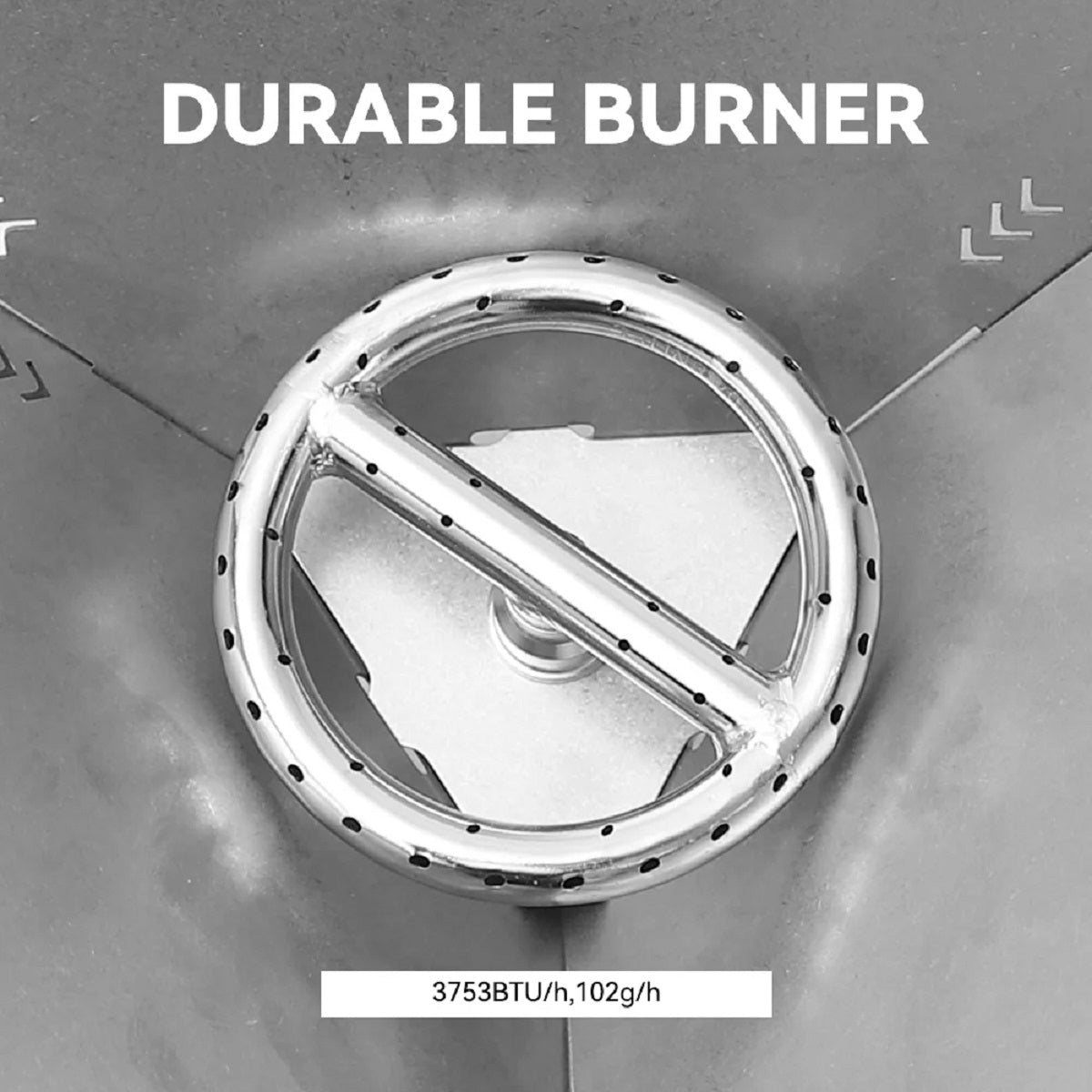 Portable Fire Pit - Windproof Foldable Stainless Steel Heater for Camping