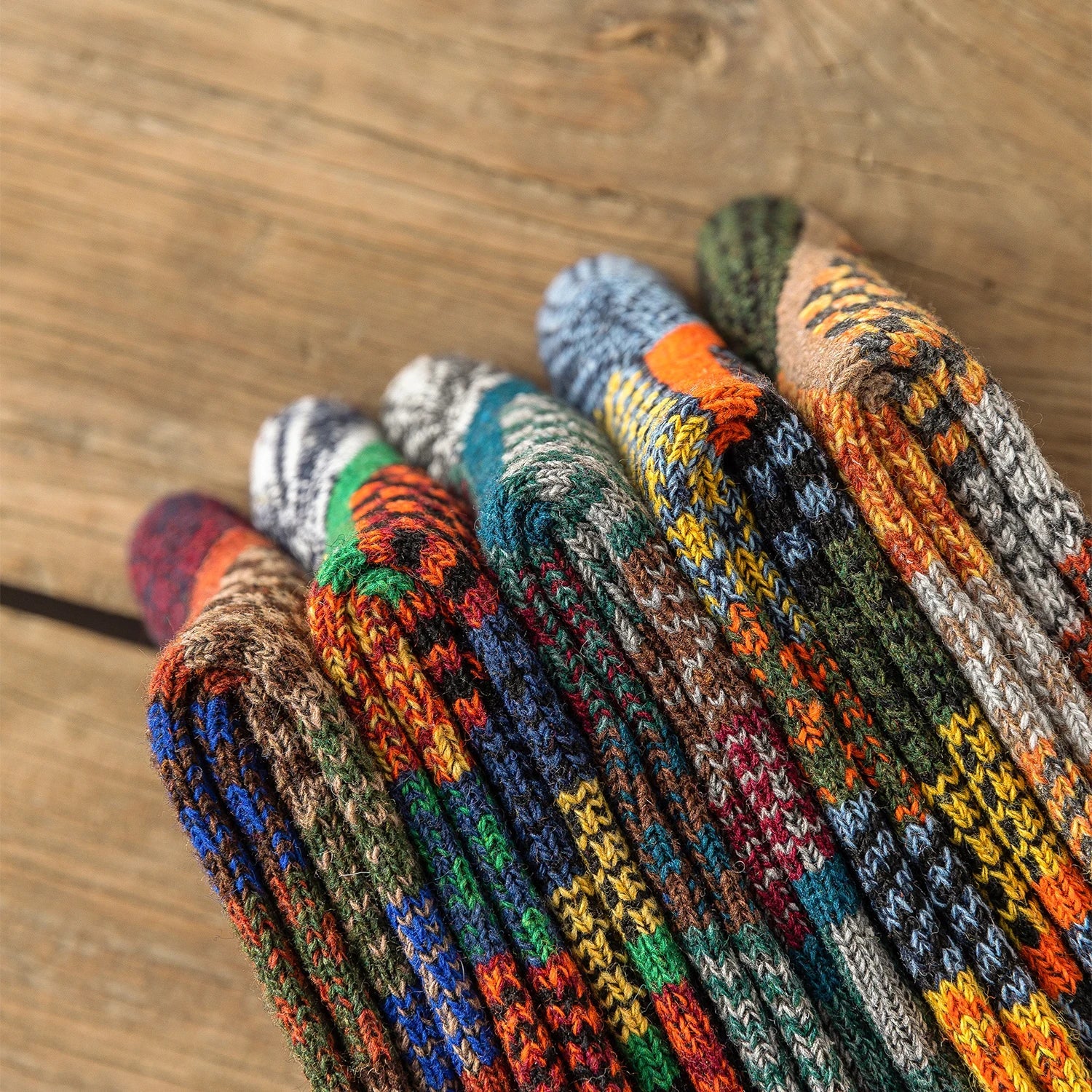 5 Pairs Warm Winter Socks - Thick Vintage