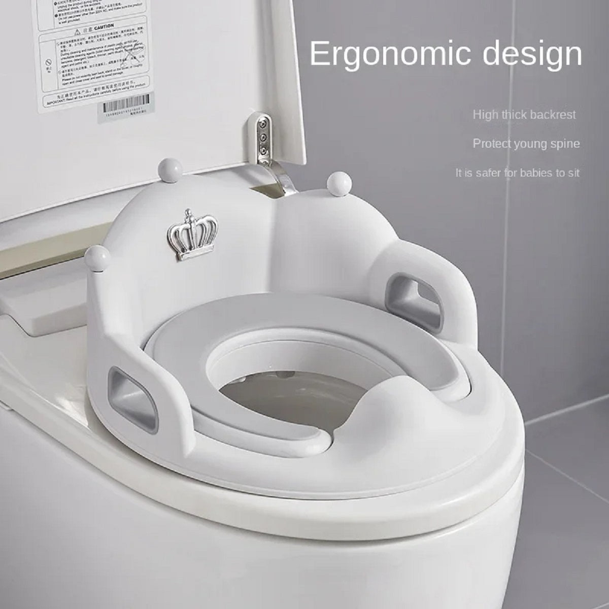Baby Child Toilet Seat - Soft Cushion Potty Training Ring