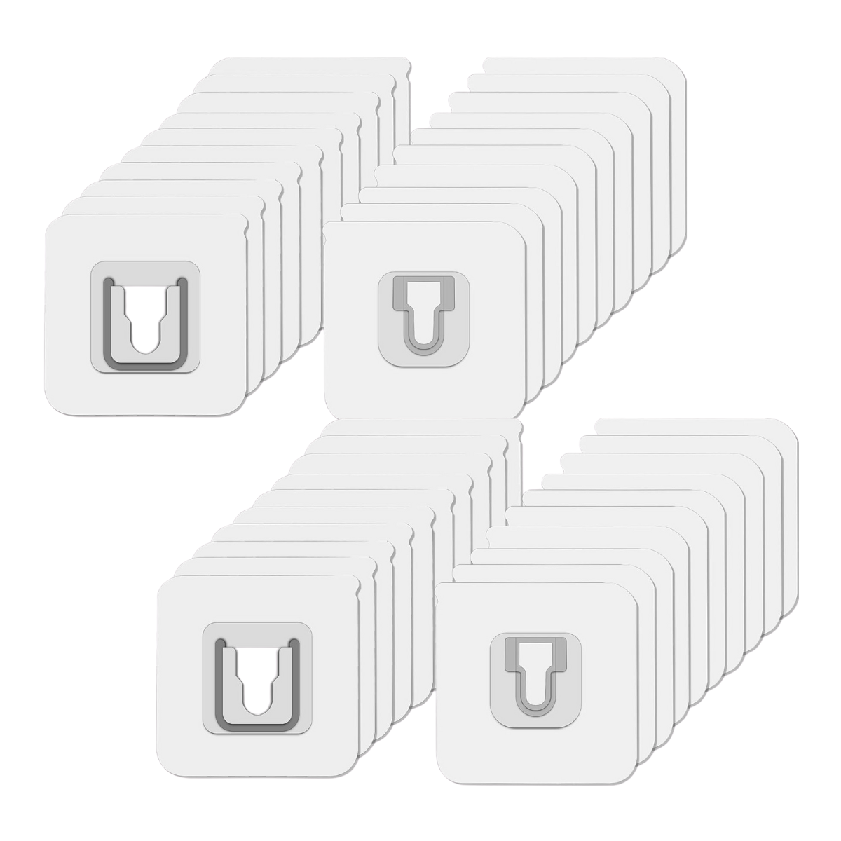 Double Sided Adhesive Wall Hooks Transparent
