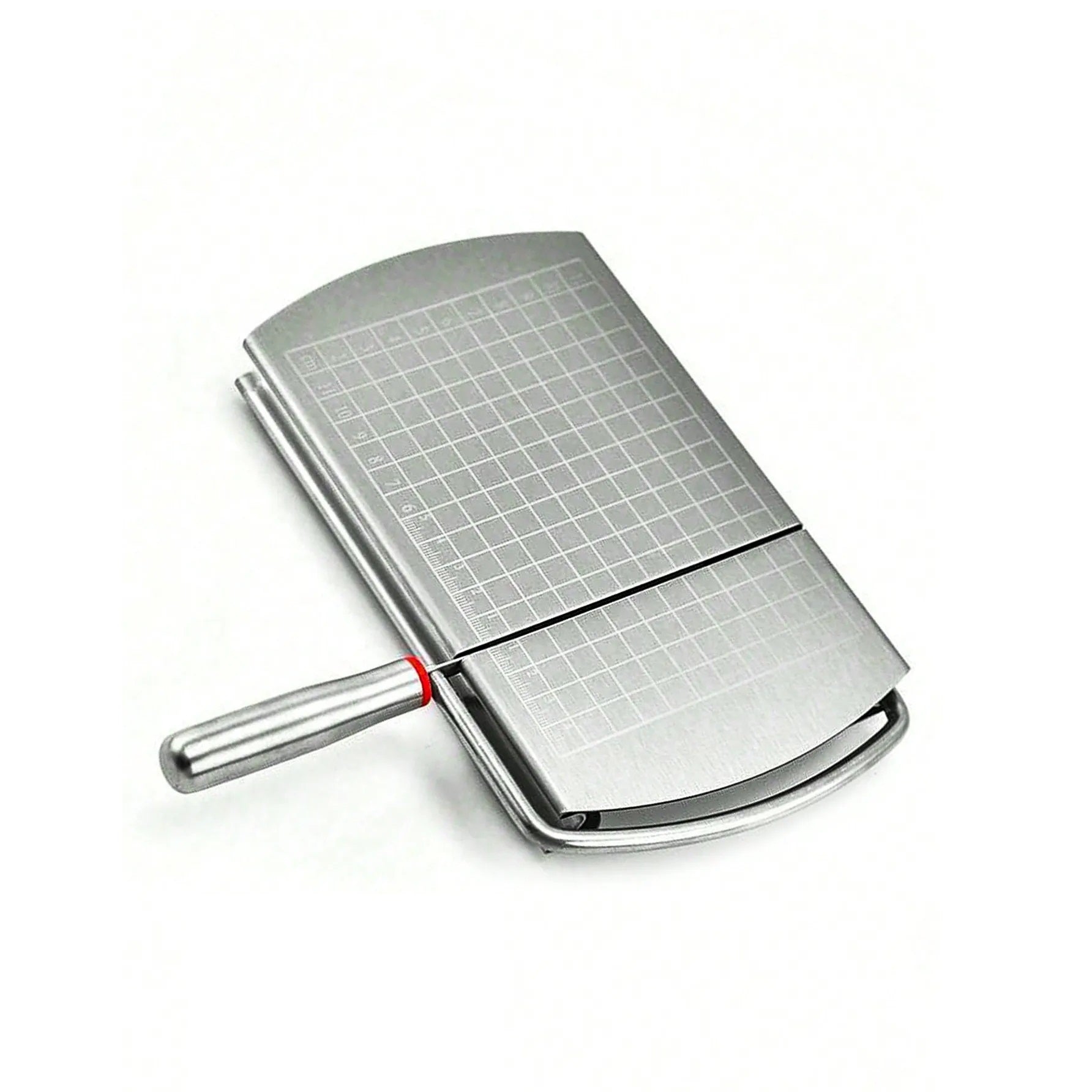 Stainless Steel Cheese Slicer - Multipurpose Cutter with Size Scale