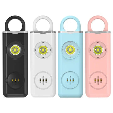 Personal Safety Alarm for Women - Siren with Strobe Light & Keychain