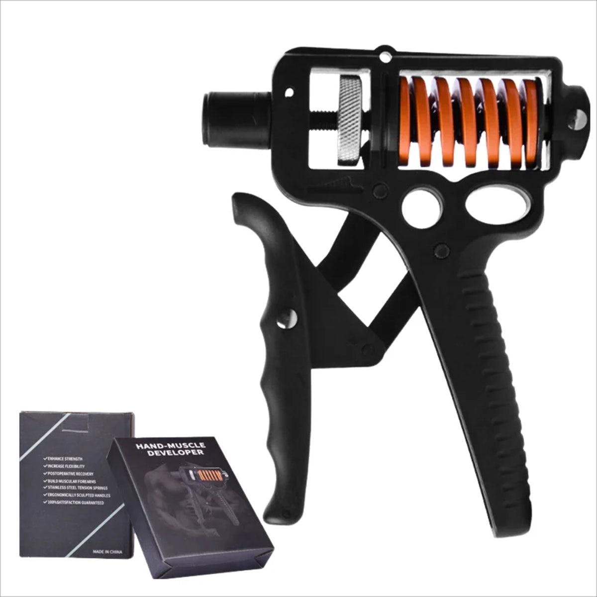 Adjustable Heavy Hand Grip - 5-363.8 Lbs Strengthener and Finger Expander Trainer