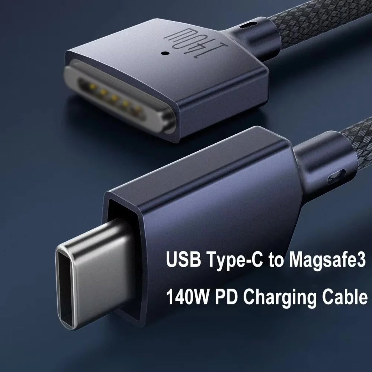 Usb-c to MagSafe 37°Fable - 2M 140W Charger for Macbook