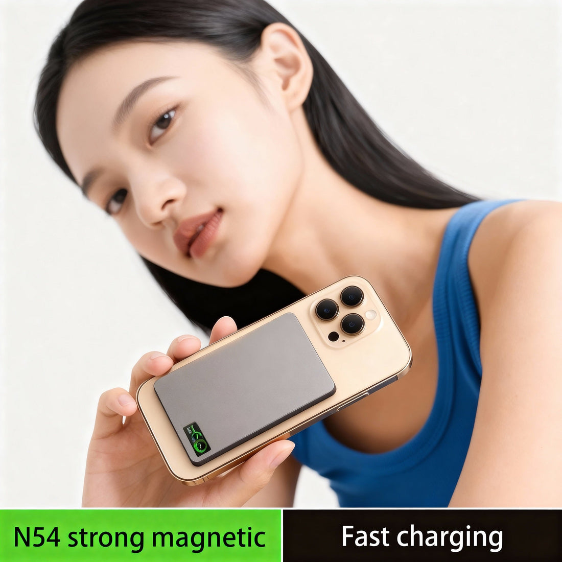 3-In-1 Magnetic Power Bank - 15W Wireless Fast Charger with LCD