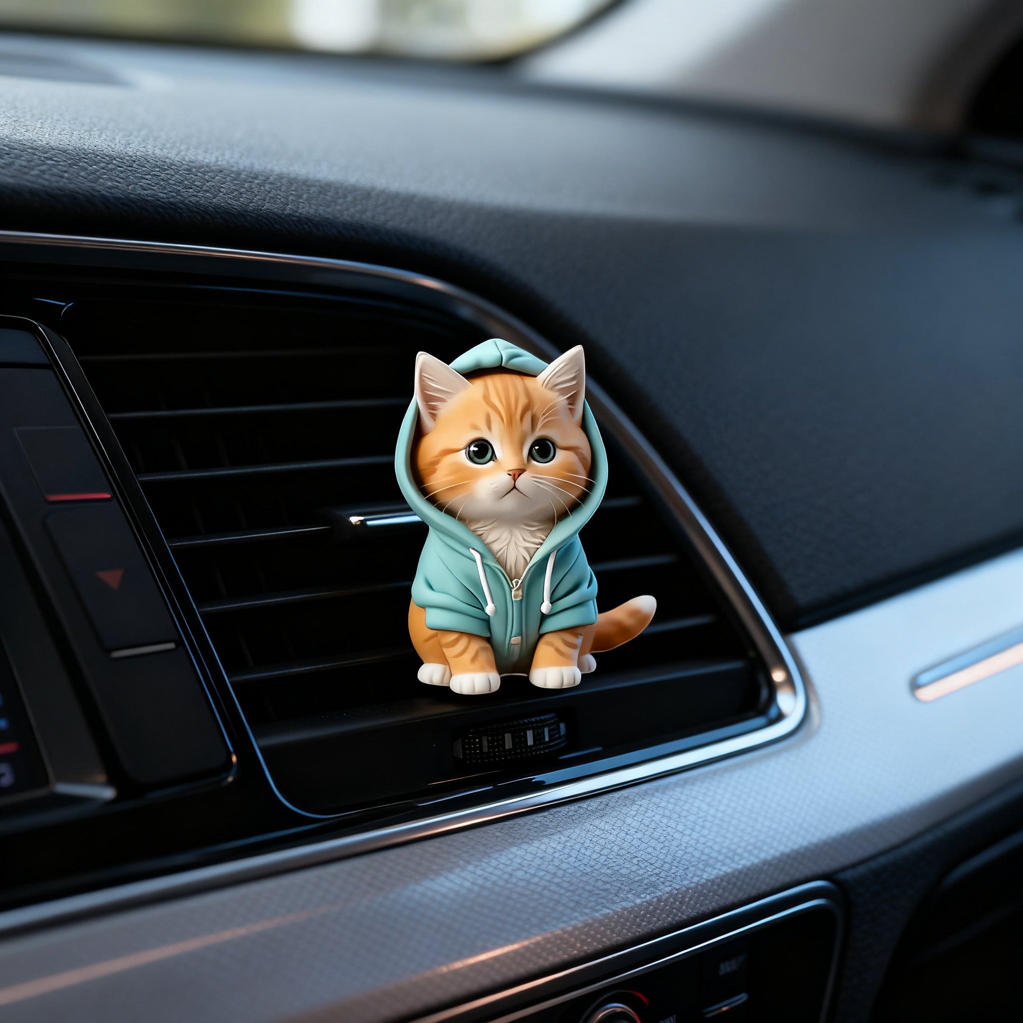 Cat Car Aromatherapy Clip - Cute Acrylic Vent Freshener
