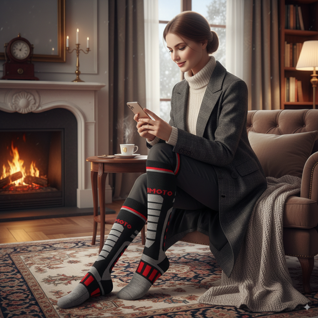 Heated Socks - Remote Control Rechargeable Electric Thermal Winter