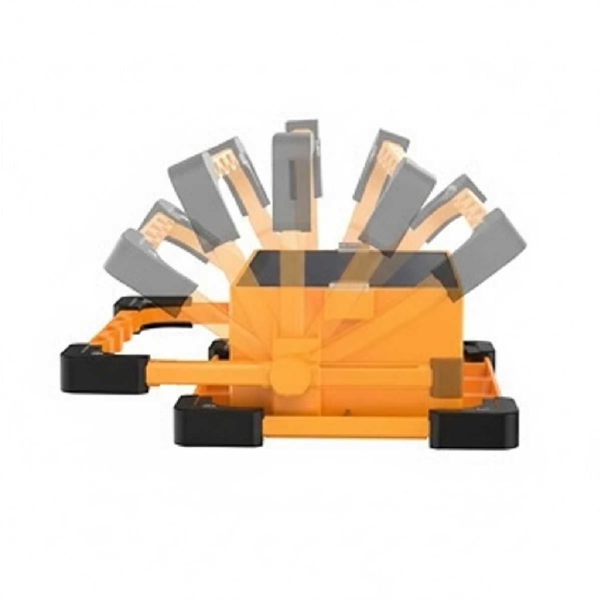 Solar Flood Light - Rechargeable Outdoor LED Spotlight for Construction and Yard