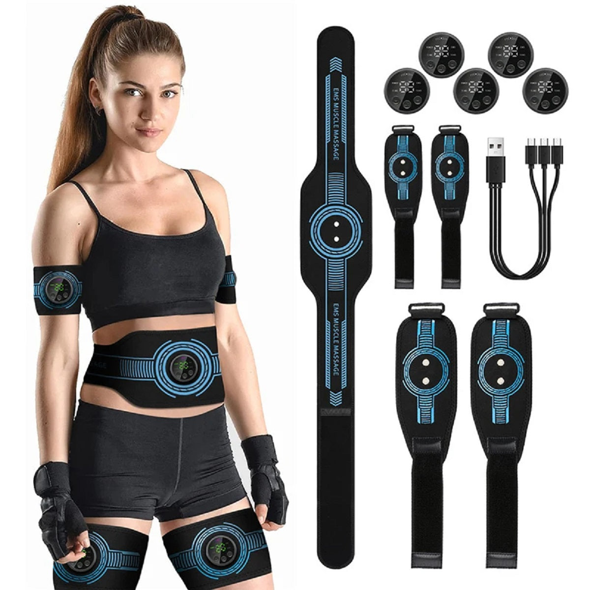 ABS Muscle Stimulator Belt - Ab Toner Slimming Trainer